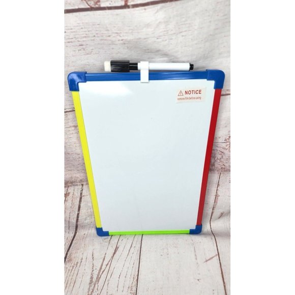 Dry Eraser Whiteboard With Magnetic Marker  12"x8" DOES NOT HANG BY MAGNET - Picture 5 of 12
